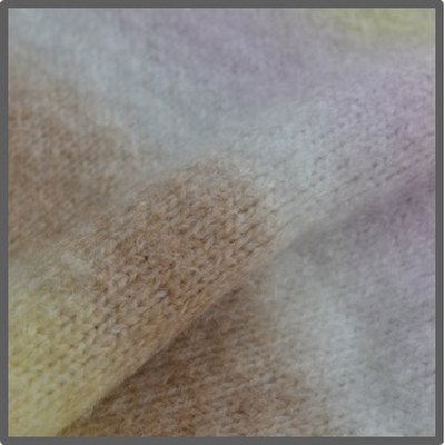 Gradient dyeing — colour degrade on knit